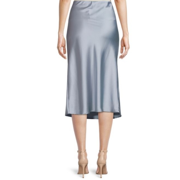 Renee C. Satin Midi Skirt - Picture 3 of 4